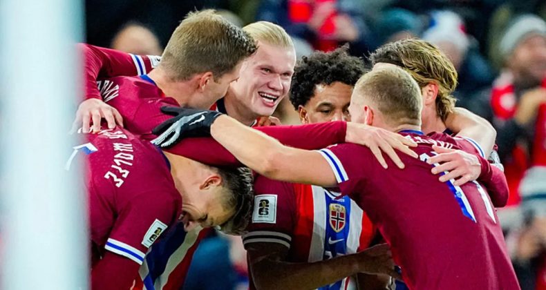 S&ouml;rloth ve Haaland İkilisi Norve&ccedil;&rsquo;i Galibiyete Taşıdı