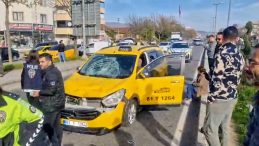 Taksi &Ccedil;arpması Sonucu Yaya Hayatını Kaybetti