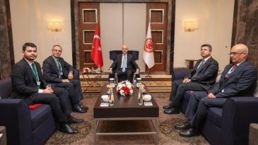 TBMM Başkanı Kurtulmuş, AGİT PA Başkanı Pons ile G&ouml;r&uuml;şme Ger&ccedil;ekleştirdi