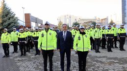 Trafik Polislerine Yaka Kameraları Törenle Dağıtıldı