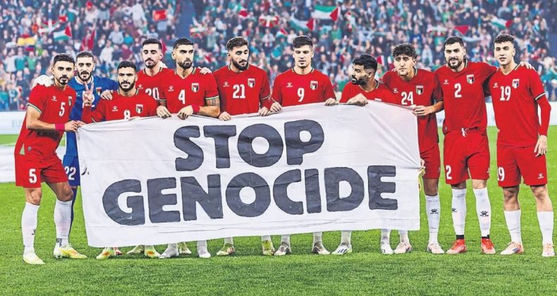 Tribünlerden Tek Ses: Soykırımı Durdurun