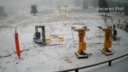 Uludağ'da Kar Yağışı Etkisini G&ouml;sterdi