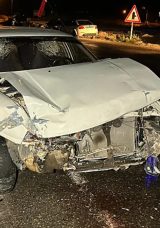 Uşak'ta İki Ara&ccedil; &Ccedil;arpıştı: 1'i Bebek 10 Kişi Yaralandı