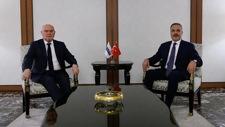 Üst Düzey Ziyaret: Bakan Fidan, AGİT Genel Sekreteri Sinirlioğlu'nu Ağırladı