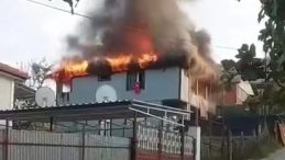 Yalova'da İki Katlı Binada Yangın Çıktı!