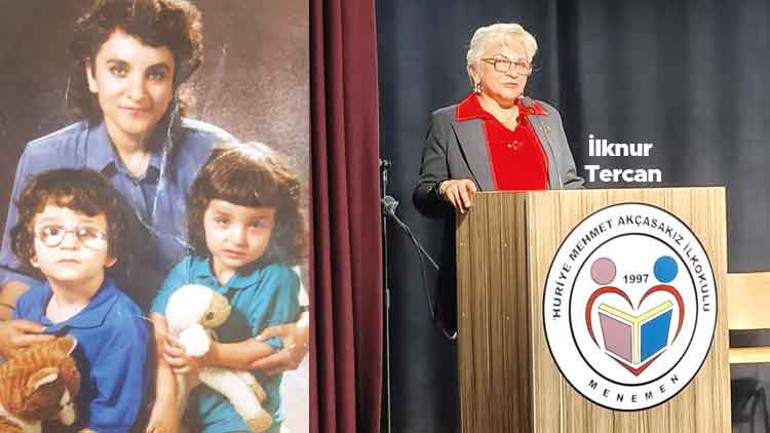 Öğrenciler ve İlknur Tercan