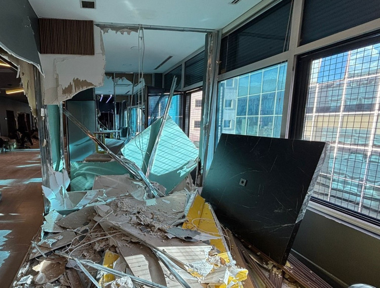 Yıkım çalışmaları