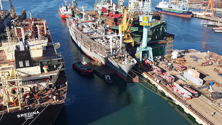 Yangın Sonrası Gemi Görüntüsü