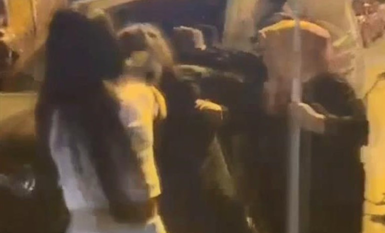 Araca saldırı anı