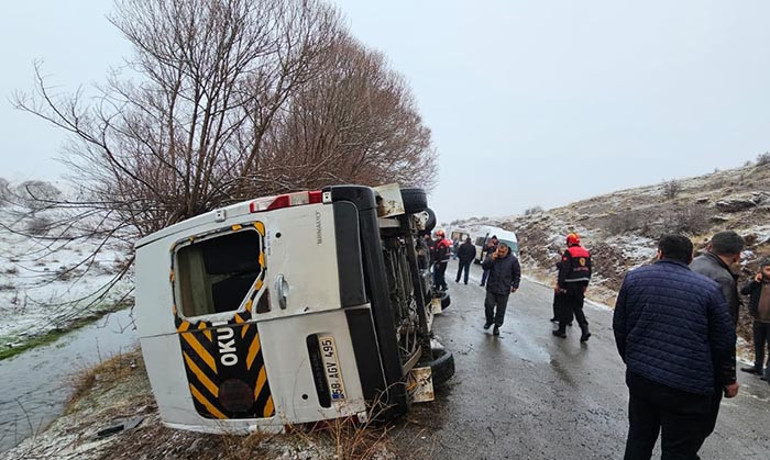 Öğrenci servisi kazası