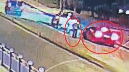 Alkollü Sürücü, Polise Çarpıp Kaçtı