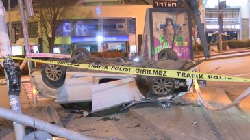 Ankara'da Otomobil Takla Attı: 4 Yaralı