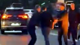 AVM Otoparkında Kavga Anbean Kamerada!