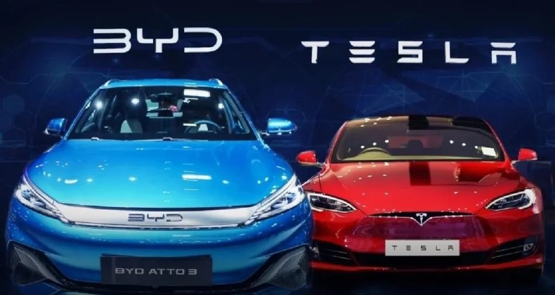 Avrupa pazarında &Ccedil;in'in etkisi! BYD, Tesla'yı geride bıraktı