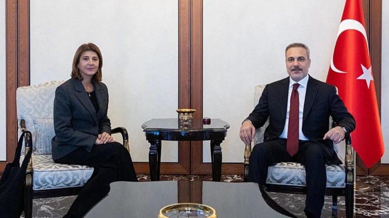 Bakan Fidan, BM'nin Kıbrıs Temsilcisini Ağırladı