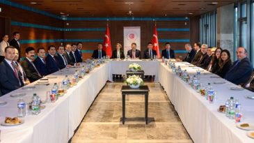 Bakan Tun&ccedil;, T&uuml;rkiye'nin Avrupa Konseyi Daimi Temsilciliği'ni ziyaret etti