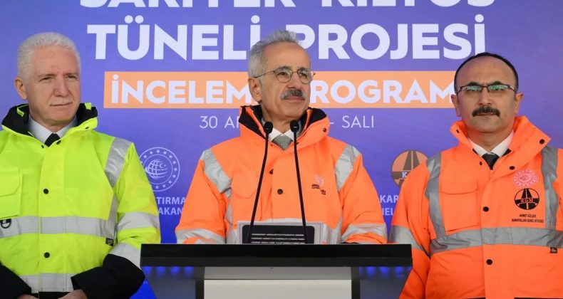 Bakan Uraloğlu: Sarıyer-Kilyos T&uuml;neli 2026'da Tamamlanacak