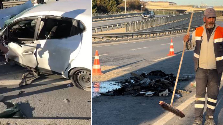 Başakşehir'de Korkun&ccedil; Kaza: 1 &Ouml;l&uuml;, 2 Yaralı