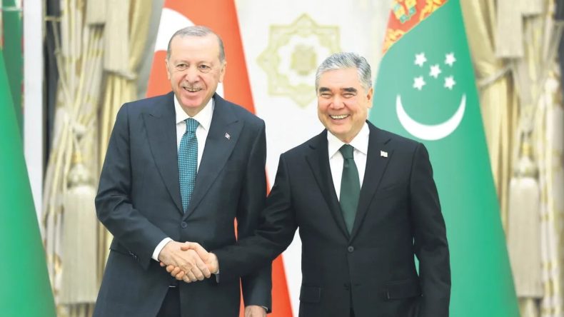 Başkan Erdoğan T&uuml;rkmenistan Ziyaretinde
