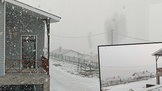 Beklenen Kar Yağışı Geldi! 'Nihayet Her Yer Beyaza B&uuml;r&uuml;d&uuml;'