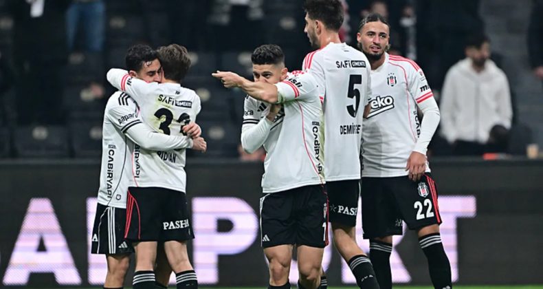 Beşiktaş, Rizespor engelini tek golle ge&ccedil;ti!