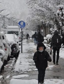 Bitlis'te Eğitime Kar Nedeniyle Ara Verildi