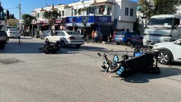 Bodrum'da İki Motosikletin &Ccedil;arpışması: 1 &Ouml;l&uuml;, 1 Yaralı