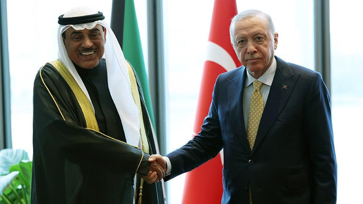 Cumhurbaşkanı Erdoğan, Kuveyt Veliaht Prensi ile g&ouml;r&uuml;şt&uuml;