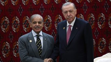 Cumhurbaşkanı Erdoğan, Pakistan Başbakanı Şerif ile G&ouml;r&uuml;şt&uuml;
