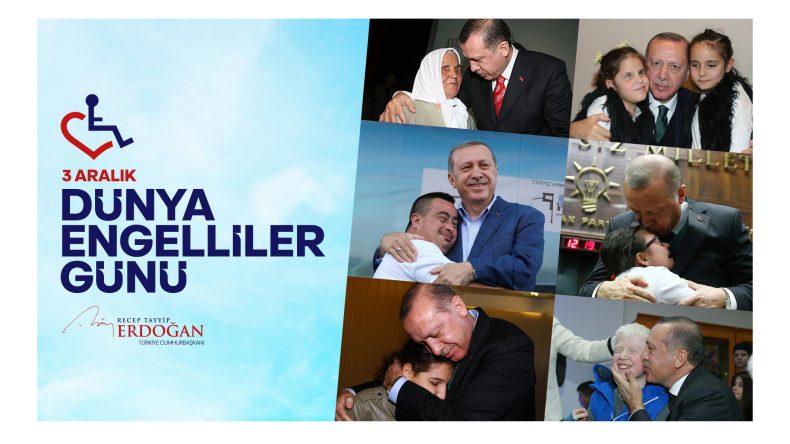 Cumhurbaşkanı Erdoğan'dan Dünya Engelliler Günü Mesajı