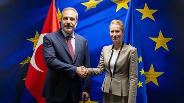 Dışişleri Bakanı Fidan, AB Y&uuml;ksek Temsilcisi Kallas ile G&ouml;r&uuml;şt&uuml;