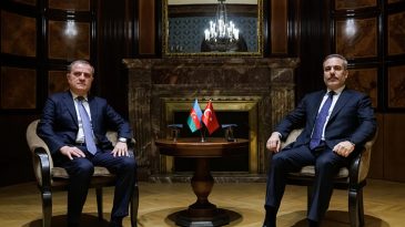 Dışişleri Bakanı Hakan Fidan, Azerbaycanlı Mevkidaşı ile Bir Araya Geldi