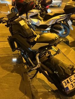 Dolmabahçe Tüneli'nde Motosiklet Kazası