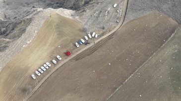 D&uuml;şen U&ccedil;ağın Enkaz Alanında &Ccedil;alışmalar Tamamlandı