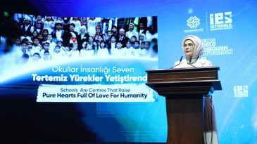 Emine Erdoğan: Eğitim, dünya genelinde barış kültürünün inşa edilmesinin başlangıç noktasıdır