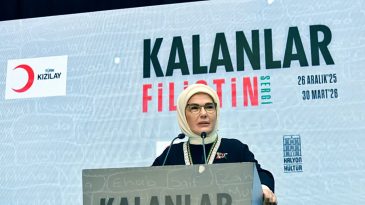 Emine Erdoğan'dan "Kalanlar" Filistin Sergisi'ne ilişkin paylaşım: K&uuml;llerinden doğacak bir Gazze'ye inanıyoruz