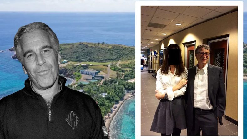 Epstein'in İstismar Adasından Yeni G&ouml;r&uuml;nt&uuml;ler! Bill Gates de Poz Vermiş