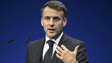 Fransa Cumhurbaşkanı Macron &Ccedil;in&rsquo;e Resmi Ziyarette Bulundu