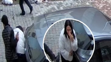 Gen&ccedil; kadının &ccedil;aresizliği kamerada! &Ccedil;ığlık atarak yardım istedi: Polis &ccedil;ağırın l&uuml;tfen