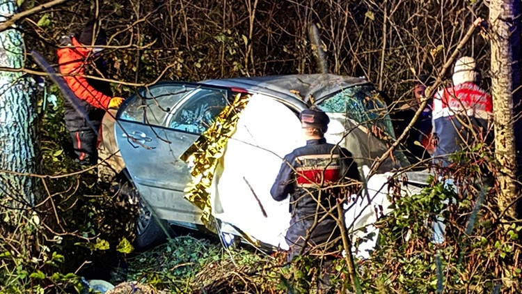Giresun'da Dere Yatağına Düşen Otomobildeki Bekçi Hayatını Kaybetti