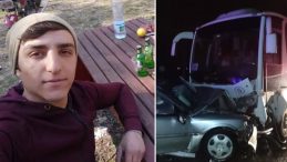 G&ouml;nen'de Korkun&ccedil; Kaza! İş&ccedil;i Servisi ile Ara&ccedil; &Ccedil;arpıştı: 1 &Ouml;l&uuml;, 8 Yaralı