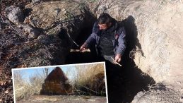 G&ouml;zler Hi&ccedil;bir Şeyi G&ouml;rm&uuml;yor: Altın Bulmak İ&ccedil;in Talan Edip İnsan Kemiklerini &Ccedil;ıkardılar