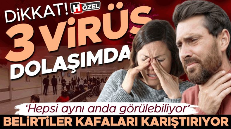 Hastanelerde Acil Yoğunluğu Artıyor: &Uuml;&ccedil; Vir&uuml;s Dolaşımda! &lsquo;Hepsi Aynı Anda G&ouml;r&uuml;lebiliyor, &Ccedil;oğu Kişide 14 G&uuml;ne Kadar Uzuyor&rsquo; | Bu Belirtilere Dikkat
