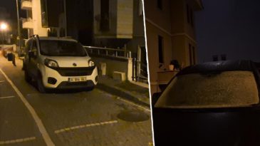 Hava Sıcaklığı 4 Dereceye D&uuml;şt&uuml;: Ara&ccedil; Camlarında Buz Oluştu
