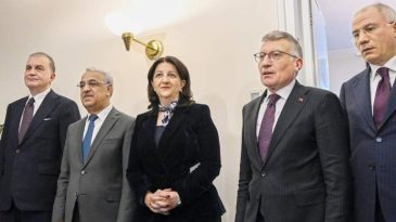 İmralı heyetinden AK Parti&rsquo;ye rapor ziyareti