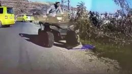 İsrailli Asker Namaz Kılan Filistinliyi ATV ile Ezdi!