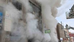 İstanbul'daki İmalathanede Yangın