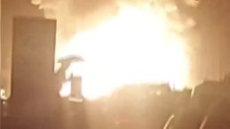 İtalya&rsquo;da korkutan kaza: Yakıt tankeri alev topuna d&ouml;nd&uuml;