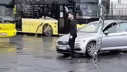 Kağıthane'de Otob&uuml;s Durağında Havaya Ateş A&ccedil;an Ş&uuml;pheli G&ouml;zaltında