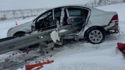 Kar Yağışı Feci Kazaya Neden Oldu! 1 Kişi Hayatını Kaybetti